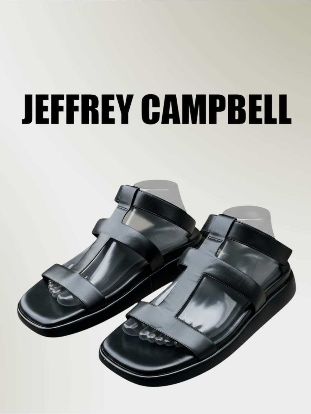 Jeffrey Campbell Bolo Ankle Strap Platform Sandal Size: 10 Fisherman Goth Shoes